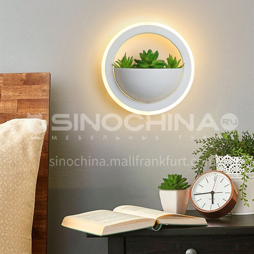 Modern minimalist creative wall lamp bedside warm wall lamp living room bedroom decorative wall lamp-LY8001B